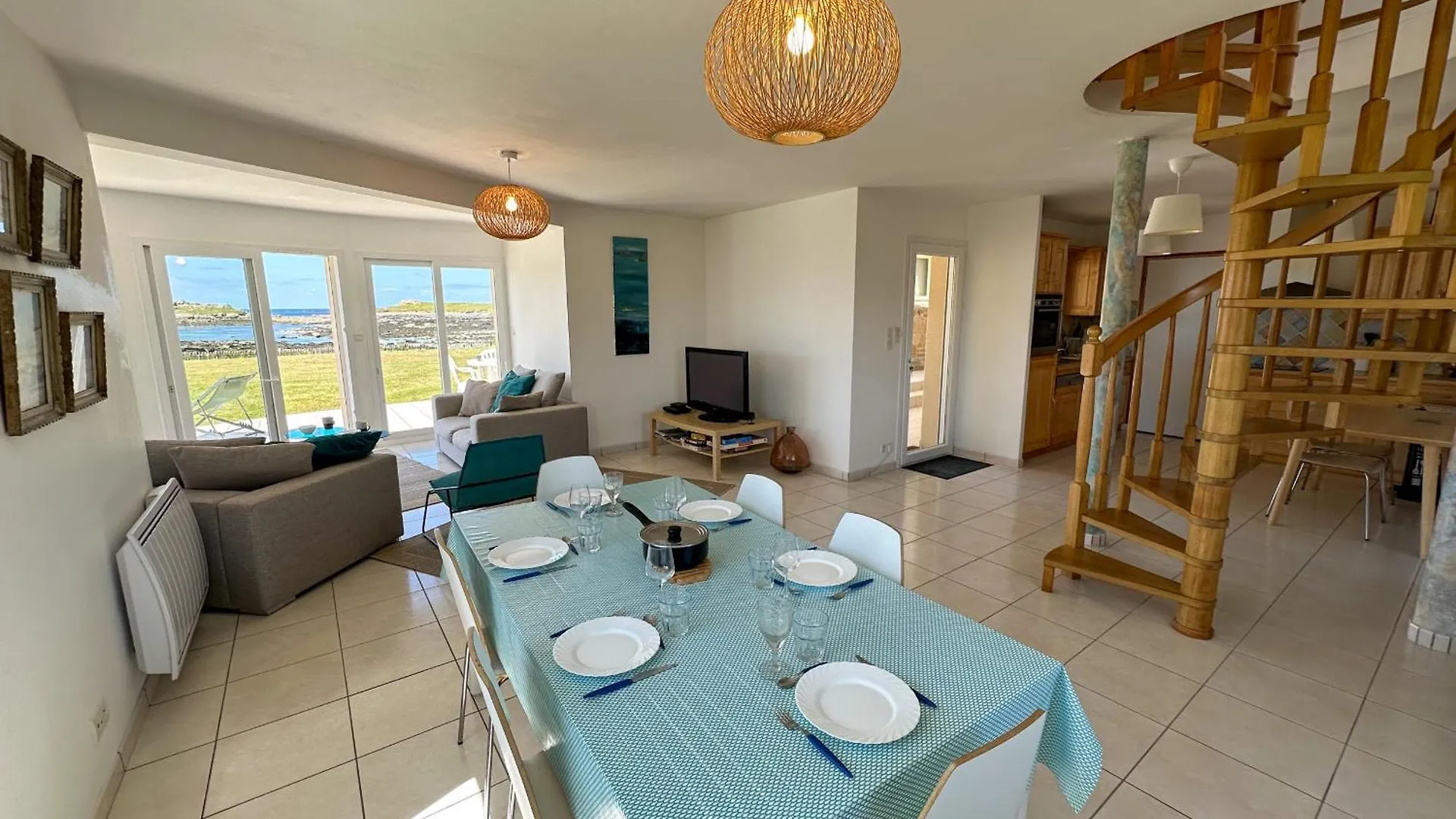 Ty Beg - Maison Confortable Splendide Vue Mer Ploudalmezeau